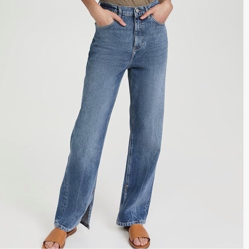 Dl1961 Emilie Ultra High Waist Straight Leg Jeans New With Tags Size 30”